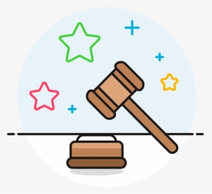 03 Law Court Hammer Judge , Png Download - Judge, Transparent Png, Free Download