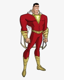 Comic Shazam Png Image Background - Jlu Shazam, Transparent Png, Free Download