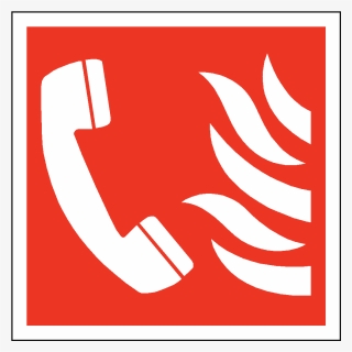 Fire Phone Symbol Safety Sign - 10 Safety Signs Workplace, HD Png Download, Free Download