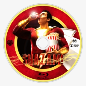 Shazam Blu Ray Label, HD Png Download, Free Download