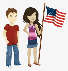 Sam And Sofia Usa Flag - Little Passports Sam And Sophia, HD Png Download, Free Download