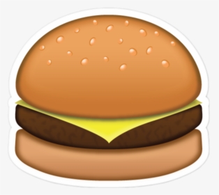 Burger Emoji Png - Hamburger Emoji Transparent Background, Png Download, Free Download