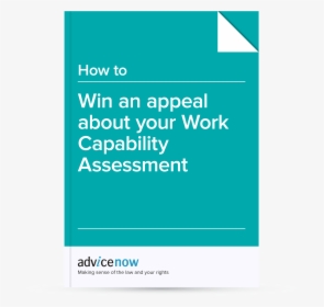 Image Of Cover Of How To Win A Work Capability Assessment - Section 21 Notice Template Uk, HD Png Download, Free Download