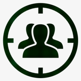 Audience Png Transparent Images - White Target Audience Icon, Png Download, Free Download