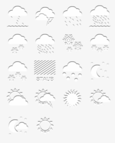 Simple Weather Icons Transparent - Weather Icon White Png, Png Download, Free Download