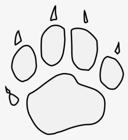 Transparent Bear Paw Print Clipart - Paw, HD Png Download, Free Download