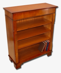 Antique Reproduction Low Regency Open Bookcase Thumbnail - Bookcase, HD Png Download, Free Download