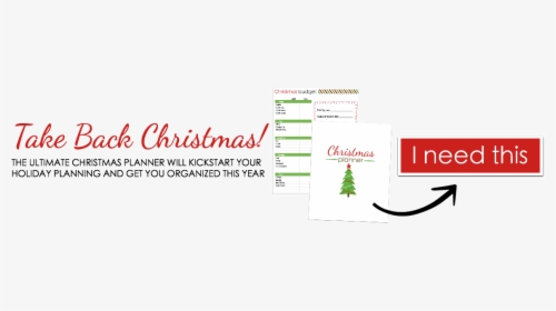 Christmas Planner - Christmas Tree, HD Png Download, Free Download