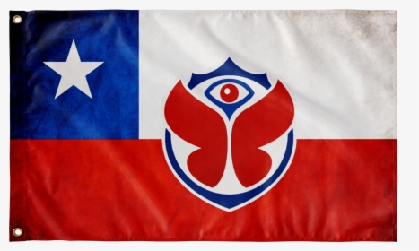 Chile Flag For Festival-tml - Tomorrowland Png, Transparent Png, Free Download