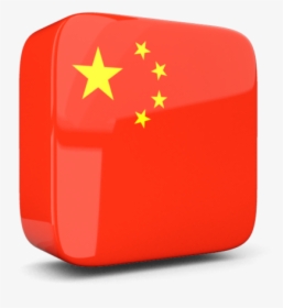 Glossy Square Icon 3d - China Flag 3d Png, Transparent Png, Free Download
