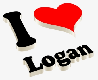 Logan Heart Name Transparent Png - Heart, Png Download, Free Download