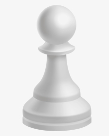 Pawn White Chess Piece - Chess Pieces Pawn White, HD Png Download, Free Download