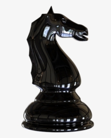 Chess Black Horse, Chess Pieces - Chess Pawn Horse, HD Png Download, Free Download