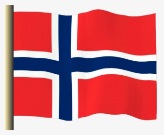 China Flag Waving Gif Dede14 - Norway Flag, HD Png Download, Free Download
