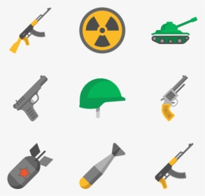 Weapons - War Flat Icon, HD Png Download, Free Download