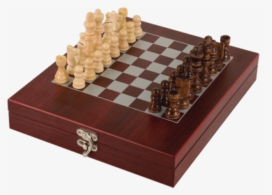 Rosewood Finish Chess Set - Engraved Chess Set, HD Png Download, Free Download