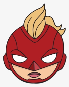 Captain Marvel Face Png, Transparent Png, Free Download