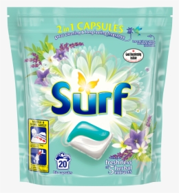 Surf Herbal Extracts Capsules Front And Back Of Pack - Surf Laundry Powder, HD Png Download, Free Download