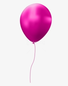 Supply,violet,clip Art,material Property,illustration - Single Balloons Transparent Background, HD Png Download, Free Download
