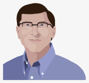 Bill Gates - Cartoon, HD Png Download, Free Download