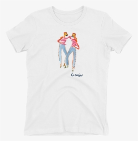 Gemini Tshirt Mockup Flat Front White, HD Png Download, Free Download