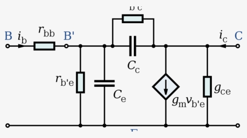 Ec8251 Important Questions Circuit Analysis - Hybrid Model Of Bjt, HD Png Download, Free Download