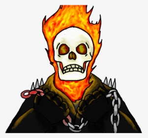 Drawing Marker Ghost Rider Clip Art Free - Ghost Rider Clip Art, HD Png Download, Free Download