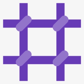 A Prison Symbol Consists Of Two Horizontal Lines And - Lavender, HD Png Download, Free Download
