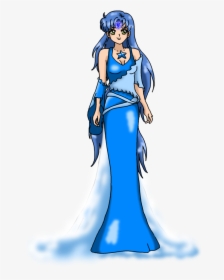 New Mercury Dress Design By Nads6969 - Cartoon, HD Png Download, Free Download