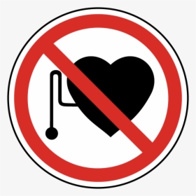 Pacemaker Warning Sign, HD Png Download, Free Download