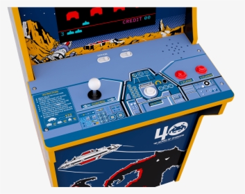 Space Invaders Arcade Cabinet"  Class="lazyload Lazyload - Space Invaders Arcade 1up, HD Png Download, Free Download