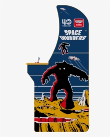 Space Invaders Arcade Cabinet Art, HD Png Download, Free Download