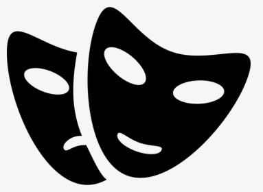 Theatre Masks - Teatro Icon Png, Transparent Png, Free Download