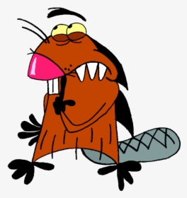 Daggett Beaver Thinking Something-tvb721 - Daggett Angry Beavers Png, Transparent Png, Free Download