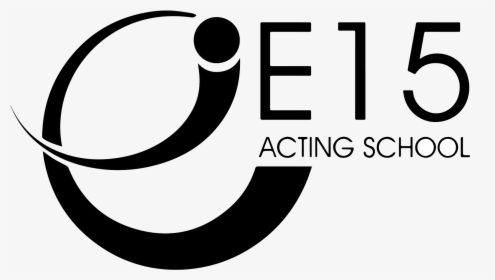 East 15 Acting School Logo In Black And White - East 15 Acting School, HD Png Download, Free Download