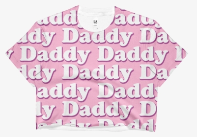 Daddy All Over Crop Top - Christmas Ornament, HD Png Download, Free Download