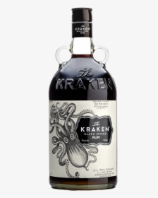 The Kraken Black Spiced Rum - Kraken Spiced Rum, HD Png Download, Free Download