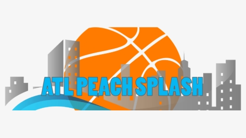 Transparent Heart Basketball Png - Atlanta Peach Splash, Png Download, Free Download