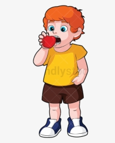 Eating Clipart Boy Little With Braces Transparent Png - Cartoon, Png Download, Free Download