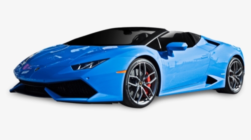 Lamborghini Huracan Blue Convertible, HD Png Download, Free Download