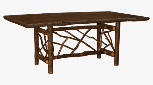 Hickory Twig Log Dining Table - Dining Room, HD Png Download, Free Download