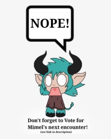 Nope Vote On The Story Reminder - Unijorge, HD Png Download, Free Download
