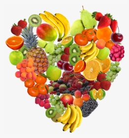 Heart, Fruit, Isolated, Healthy, Eat, Fruits, Vitamins - Healthy Food Transparent, HD Png Download, Free Download
