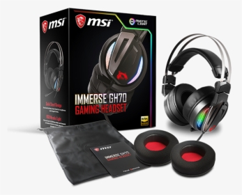 Msi Immerse Gh70 Gaming Headset, HD Png Download, Free Download