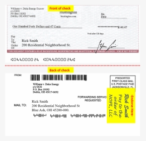 Do I Endorse A Settlement Check, HD Png Download, Free Download