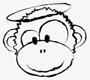 Black No Evil Monkey - Monkey, HD Png Download, Free Download