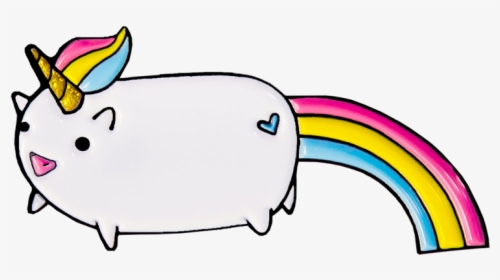 Lucky Rainbow Unicorn Pin, HD Png Download, Free Download