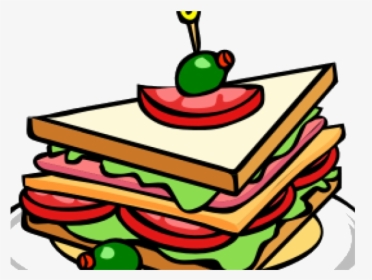 Healthy Food Clipart Transparent Background Sandwich - Food Clipart Transparent Background, HD Png Download, Free Download