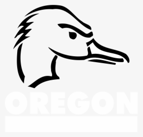 Oregon Ducks Logo Black And White - Oregon Ducks, HD Png Download, Free Download