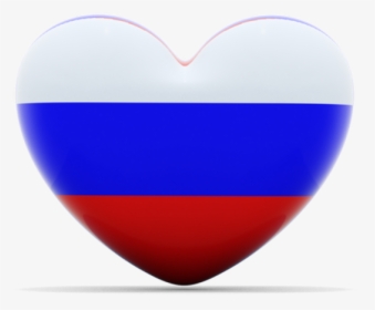 Flag Of Russia Flag Of England Heart - Heart, HD Png Download, Free Download